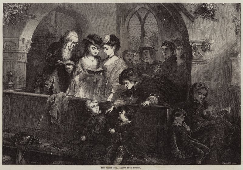 Familjebänken av Edward Hughes