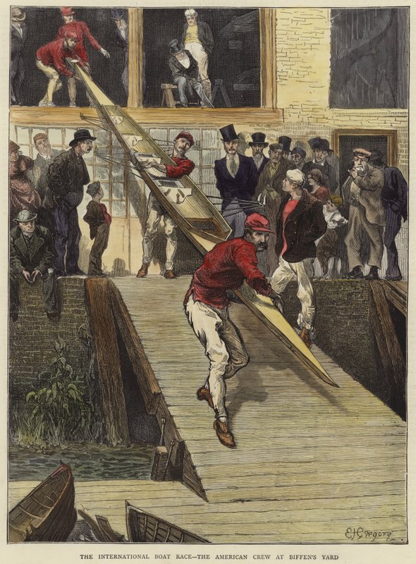 Den internationella båttävlingen av Edward John Gregory