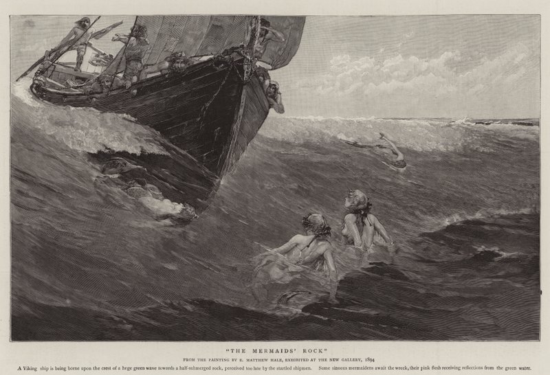 Sjöjungfrurnas klippa av Edward Matthew Hale