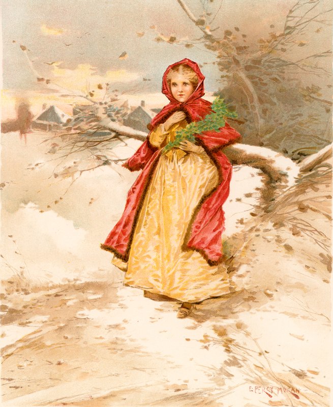 En kolonial rödluva av Edward Percy Moran