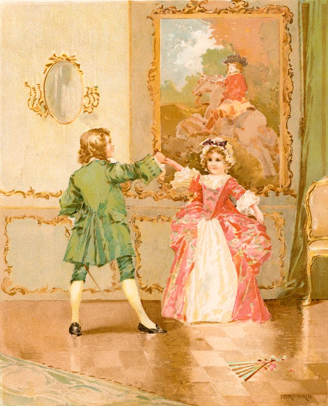 Le Minuetswed av Edward Percy Moran
