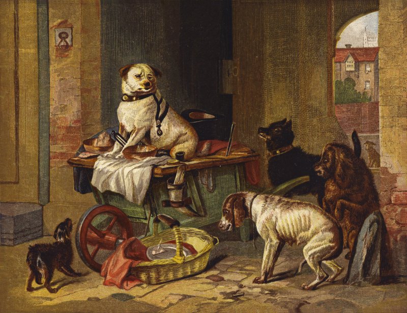 Jack på kontoret av Edwin Landseer