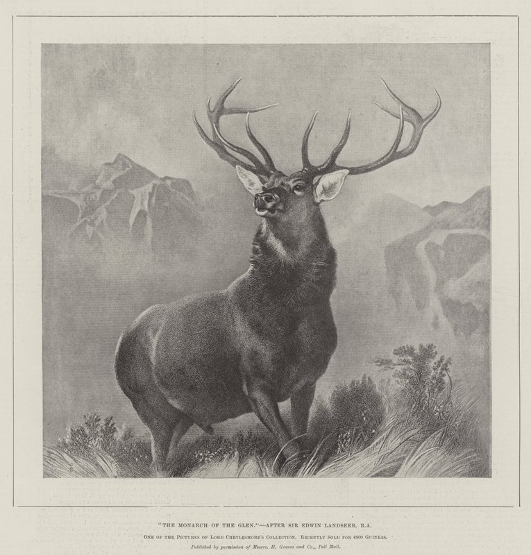 The Monarch of the Glen av Edwin Landseer