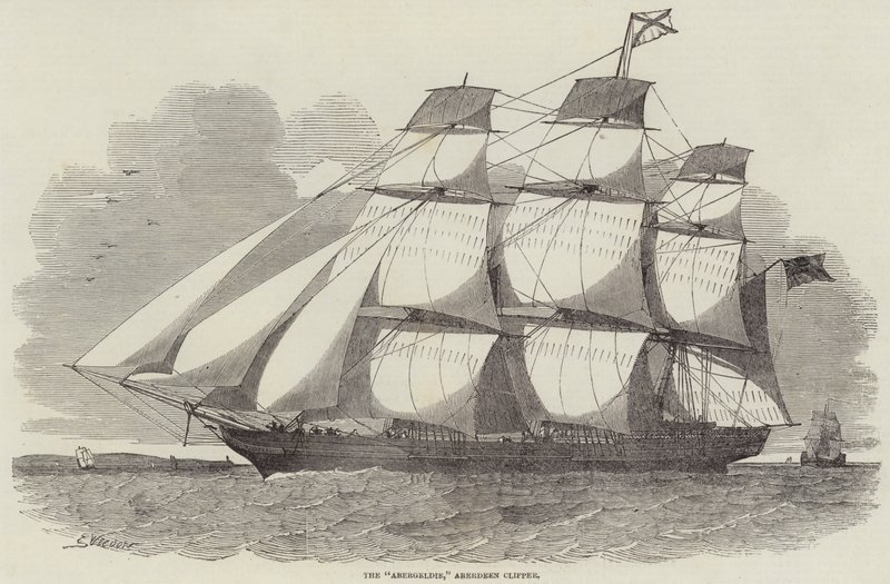 The Abergeldie, Aberdeen Clipper av Edwin Weedon