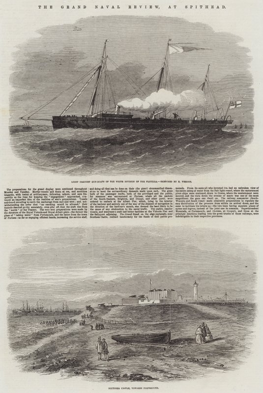 Den stora marinutställningen i Spithead av Edwin Weedon