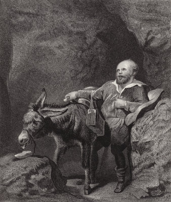 Sancho Panza av Edwin Landseer