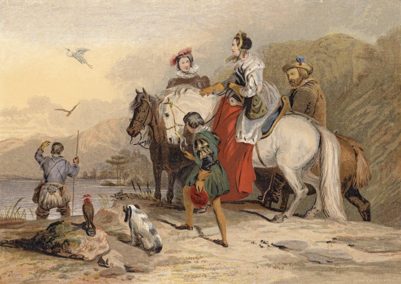 Hawkingpartiet av Edwin Landseer