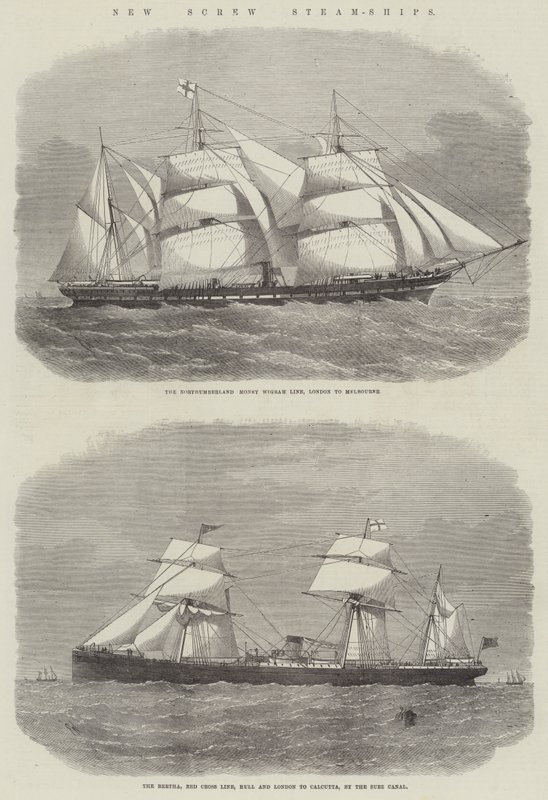 Nya Screw Steam-Ships av Edwin Weedon