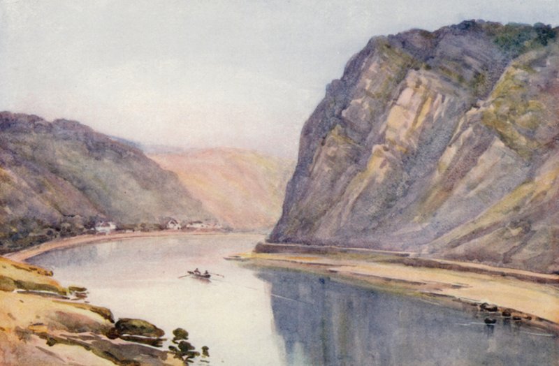 Rhen: Lorelei (färglitografi) av Effie Jardine