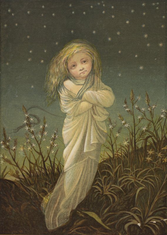 Jordstjärnor (färg litho) av Eleanor Fortescue Brickdale
