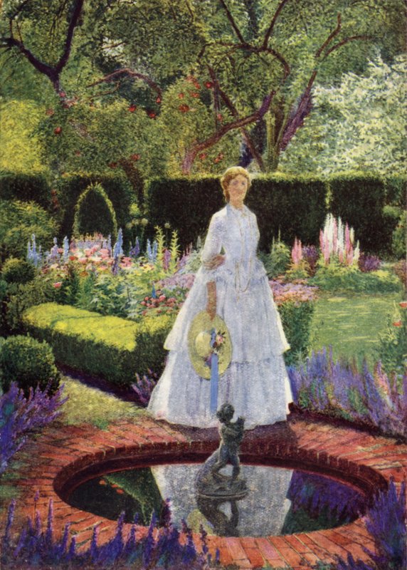 Maud (färg litho) av Eleanor Fortescue Brickdale