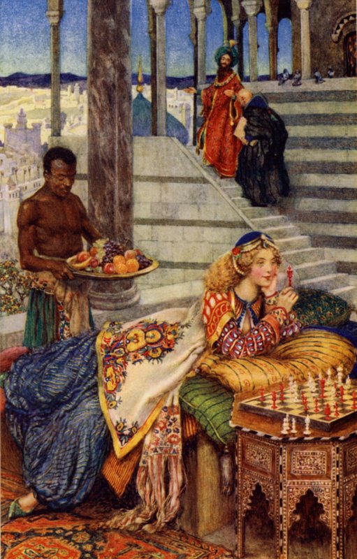 Vivien (färg litho) av Eleanor Fortescue Brickdale