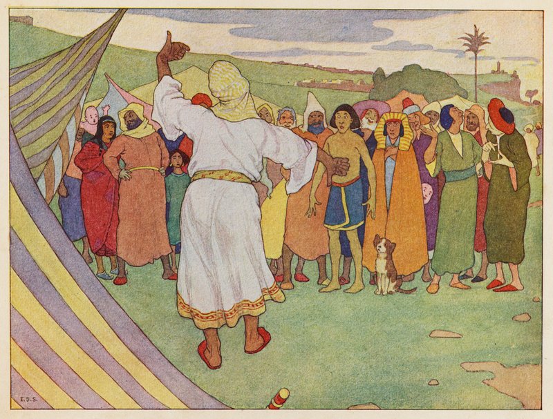 Noaks ark: Varningen (färglitografi) av Elmer Boyd Smith