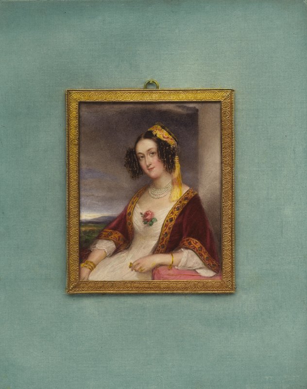 Portrait of an unknown woman  av Emanuel Thomas Peter