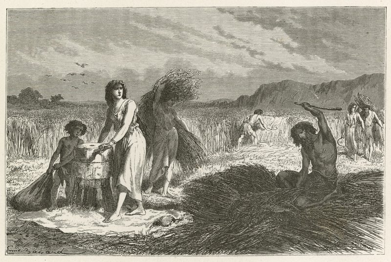 Jordbruk under järnåldern av Emile Antoine Bayard
