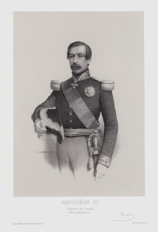Napoleon III, Frankrikes kejsare av Emile Desmaisons
