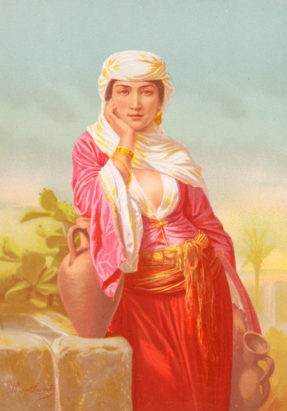 Kvinnan i Samaria av Emile Jean Horace Vernet