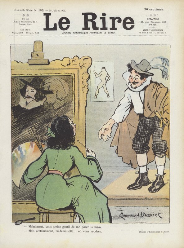 Illustration för Le Rire av Emmanuel Barcet