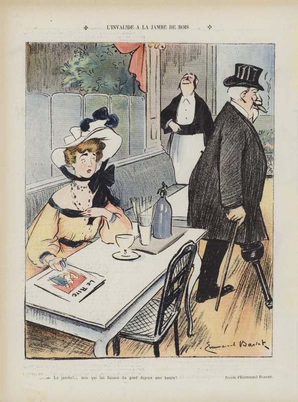 Illustration för Le Rire av Emmanuel Barcet