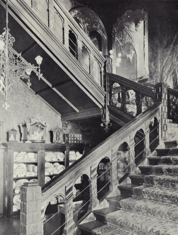 Kensington, Holland House, Huvudtrappa, ca 1607 av English Photographer