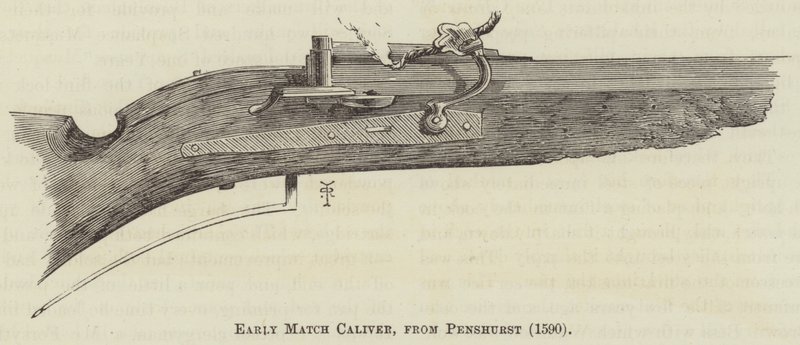 Early Match Caliver, från Penshurst (1590) av English School