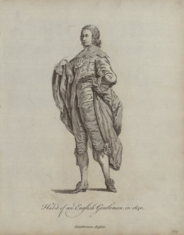 En engelsk gentlemans vana 1640 av English School