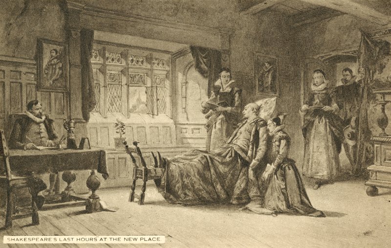 Shakespeares sista timmar på det nya stället av English School