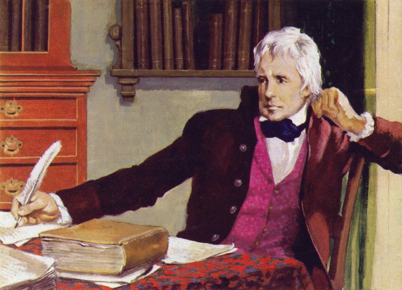 Sir Walter Scott av English School