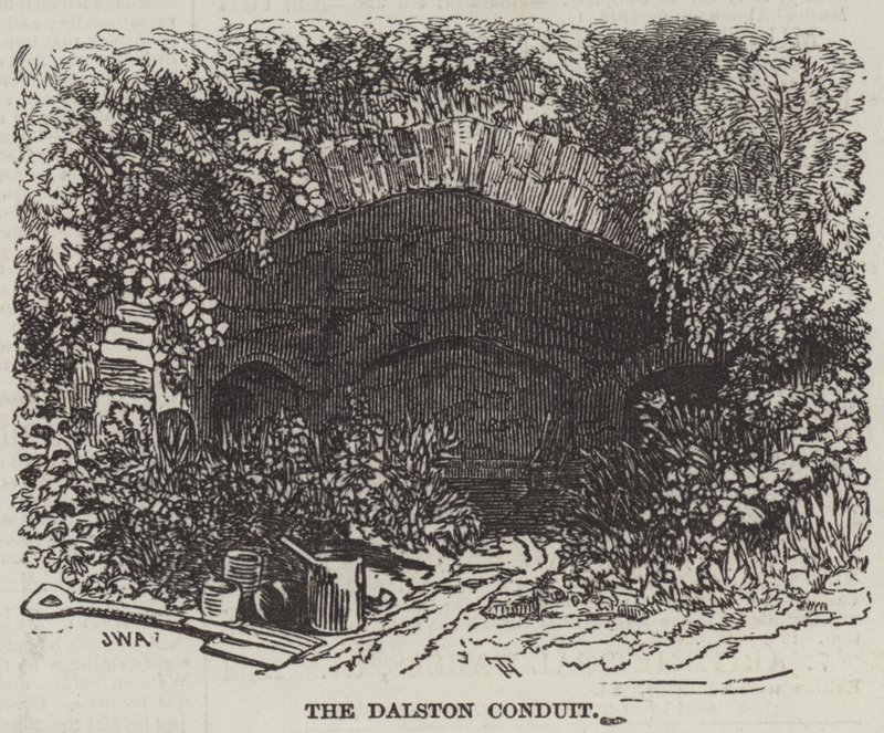 The Last of the Old London Conduits, i Dalston, i Hackney Parish av English School