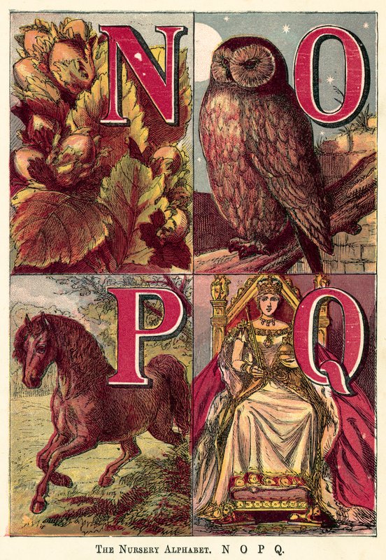 Nursery Alphabet, N, O, P, Q av English School