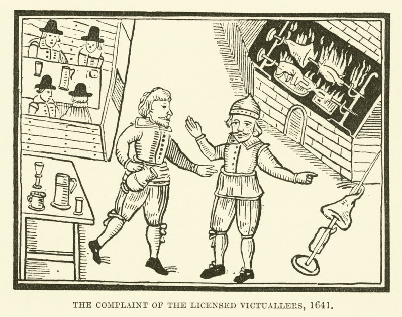 De licensierade provianternas klagomål, 1641 av English School