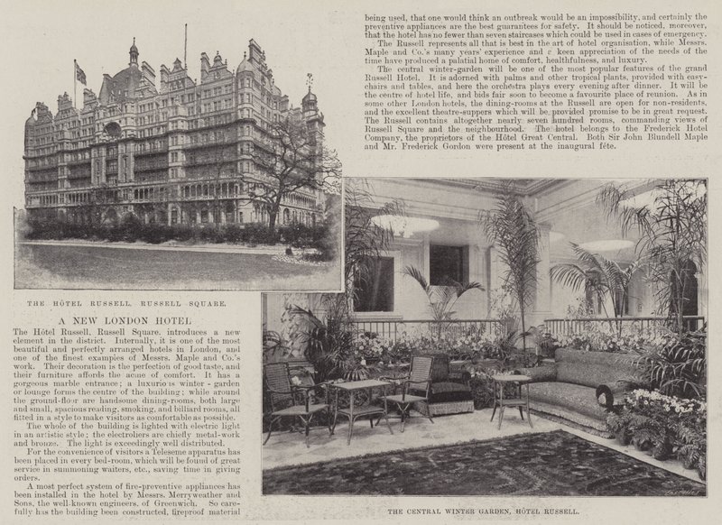 Ett nytt hotell i London av English Photographer