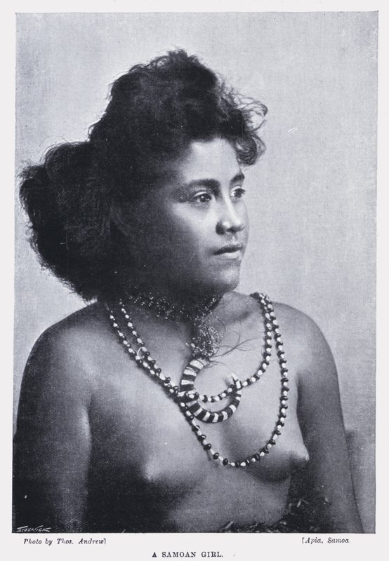 En samoansk flicka av English Photographer