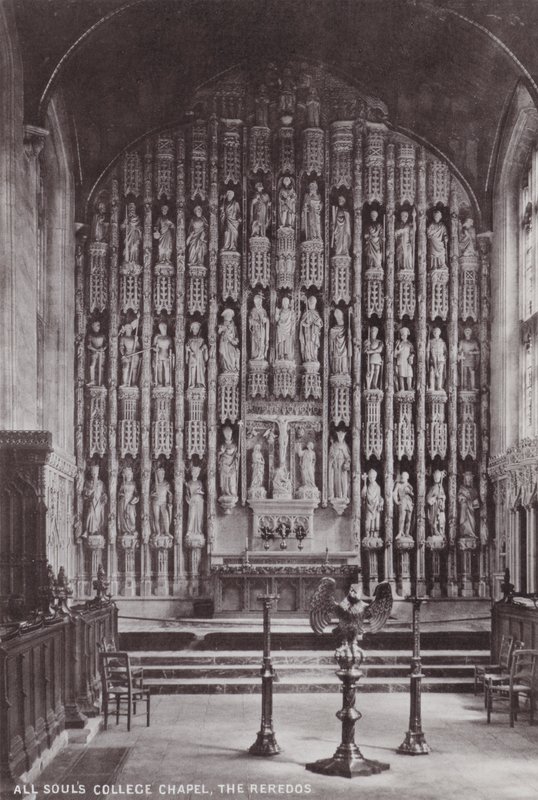 All Souls College Chapel, The Reredos av English Photographer