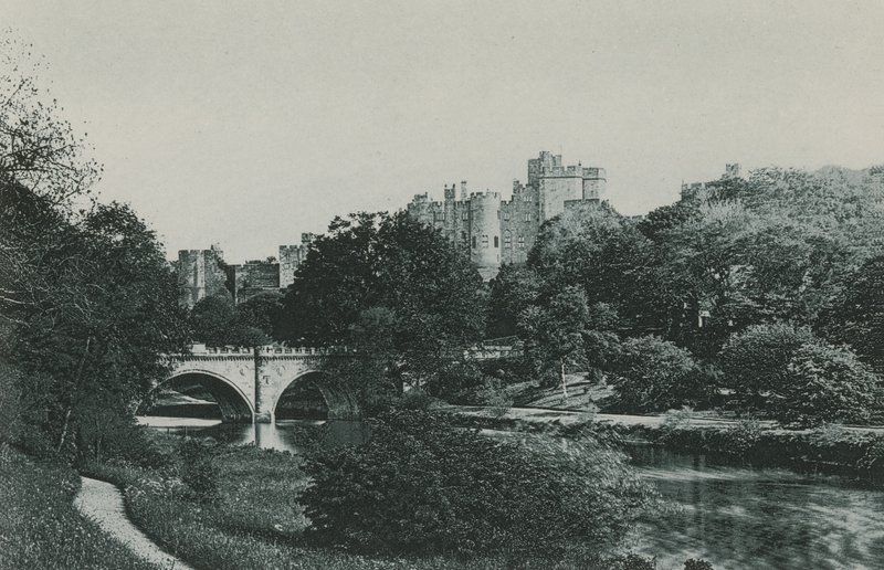 Alnwick slott av English Photographer