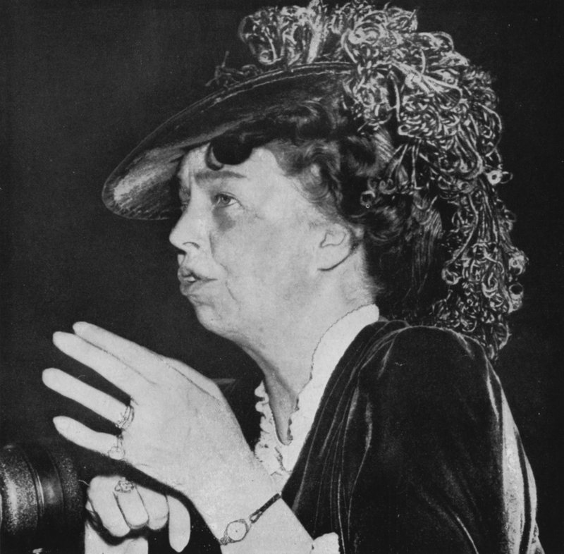 Anna Eleanor Roosevelt, porträtt av English Photographer