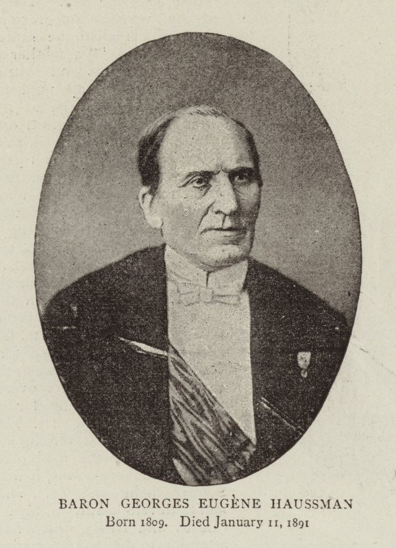 Baron Georges Eugene Haussmann av English Photographer