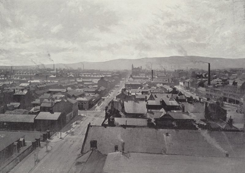 Belfast, panoramautsikt av English Photographer
