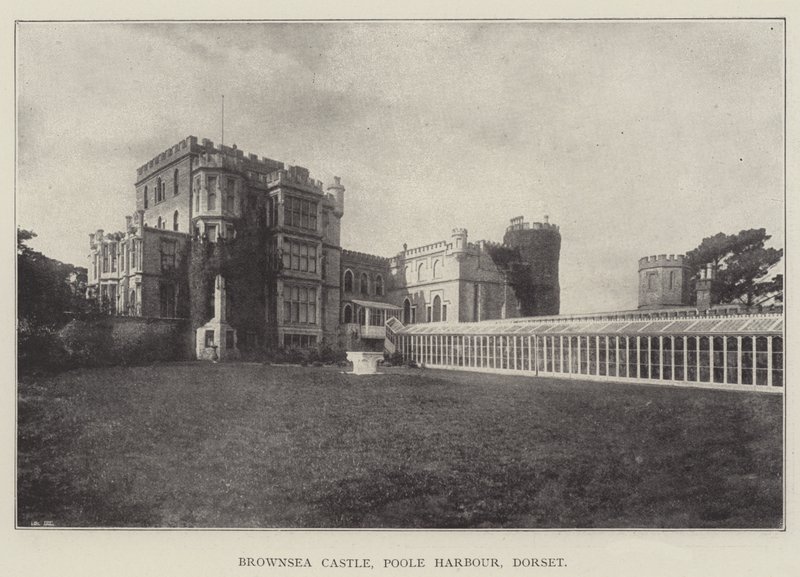 Brownsea Castle, Poole Harbour, Dorset av English Photographer