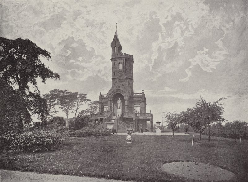 Burns Monument, Kay Park, Kilmarnock av English Photographer