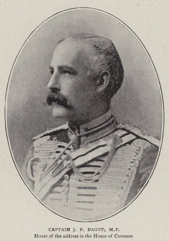 Kapten J F Bagot, MP av English Photographer