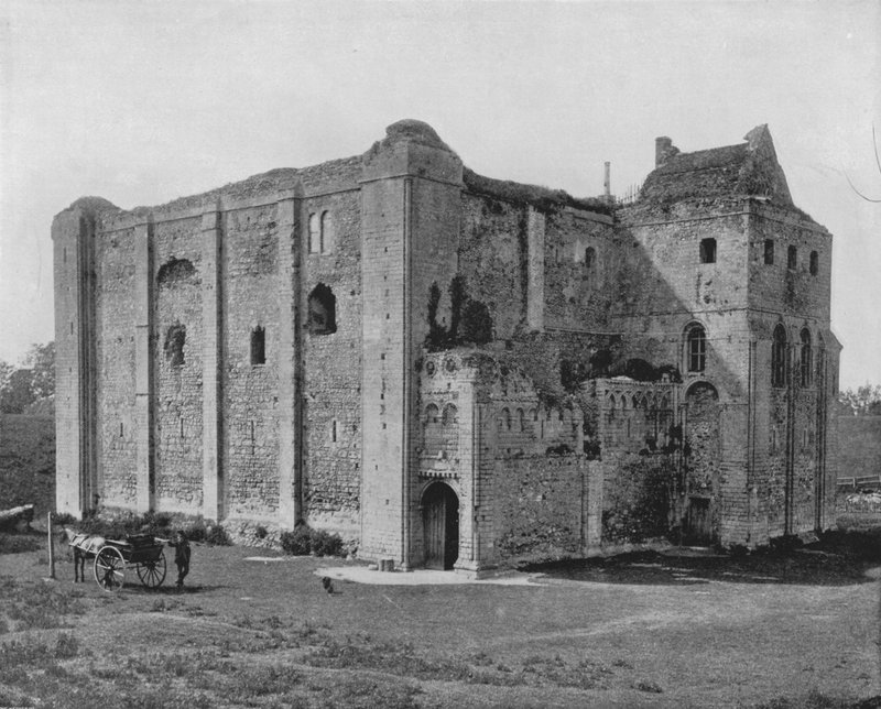 Castle Rising (s/v foto) av English Photographer