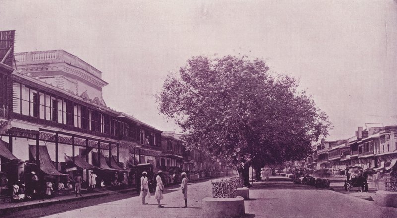 Chandni Chowk (The Principal Street), Delhi av English Photographer