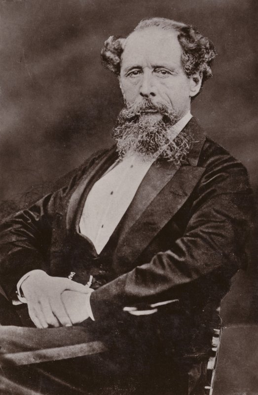 Charles Dickens (1812-1870), engelsk författare av English Photographer