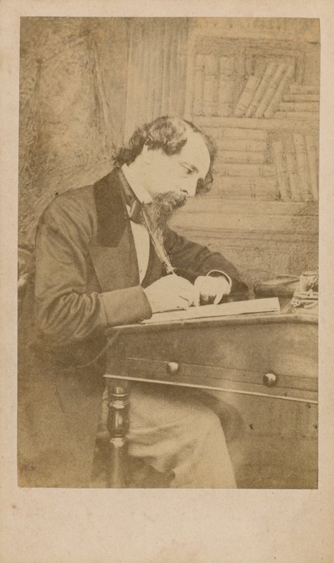 Charles Dickens av English Photographer