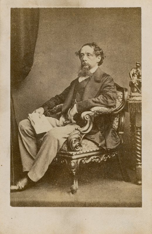 Charles Dickens av English Photographer