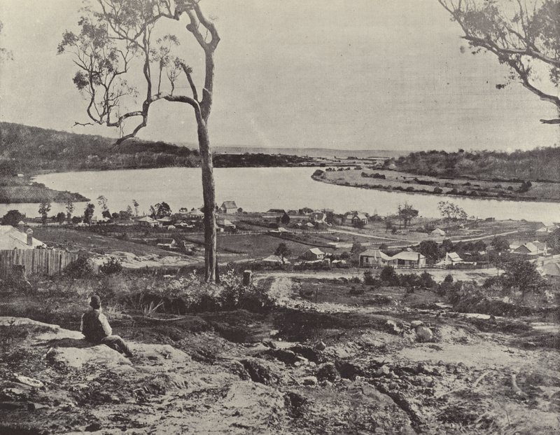 Clarence River vid Maclean av English Photographer