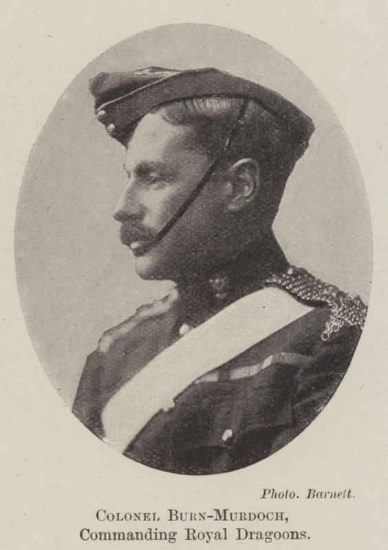 Överste Burn-Murdoch, befälhavande Royal Dragoons av English Photographer
