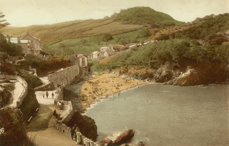 Combe Martin, Newbury Beach av English Photographer