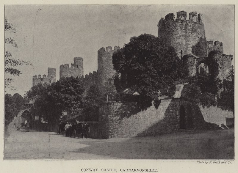 Conway Castle, Carnarvonshire av English Photographer